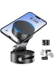 Megent Magnetic Phone Holder For Car 360 Rotatable Suction Cup ...