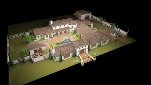 Cool home plans with dual master suites. Spanish Style Homes Hacienda Style Homes Courtyard House Plans