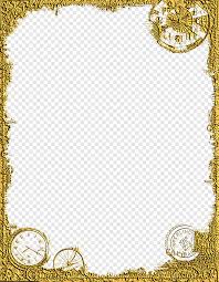 الإطار الذهب إطارات Steampunk الحدود النص سطح المكتب ورق جدران Png