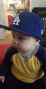 7 Month Old Baby Boy La Dodgers Hat Bebes Adorables Fotos Lindas De Bebes Cosas Para Bebe