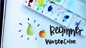 Next in the list of easy watercolor painting ideas is cactus. Easy Beginner Watercolor Tutorial Fruit Painting Youtube