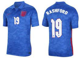 Das logo der three lions ist am england trikot mittig auf der brust zu finden. Trikot Nike England 2020 2021 Em Away I Auswarts Euro Three Lions I Rashford 19 Ebay