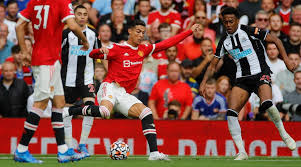 Picking a side is tricky in this spot. Premier League Highlights Ronaldo Brace Helps United Win 4 1 Against Newcastle Sports News The Indian Express