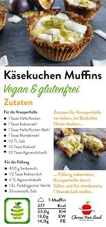 Vegane Kasekuchen Muffins Choose Your Level Rezept Vegane Sussigkeiten Lebensmittel Essen Rezepte