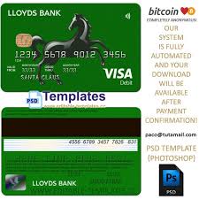Fully Editable Lloyds Credit Card Psd Template Credit Card Statement Visa Credit Card Credit Card Hacks