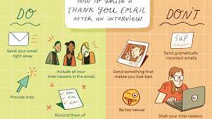 Best Thank-You Emails For After An Interview Examples