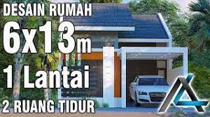 Gambar desain rumah minimalis ukuran 6x8 1 lantai terbaru. Desain Rumah 6x13 Meter 1 Lantai Type 50 Youtube