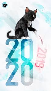 Happy New Year 2020 Let S Knock Stuff Off The Table In 2020 Crazy Cats Cat Lovers Kitten Cartoon