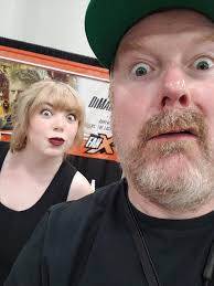 Ambush Super Fan John Lyerla had a visit from Franck and Corey at his store  at Under the Yellow Umbrella in St. Charles, MO.