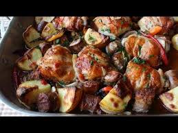 Chicken Sausage Peppers Amp Potatoes How To Roast Chicken Sausage Peppers Amp Potatoes Youtube Stuffed Peppers Chef John Food Wishes Food Wishes