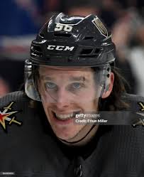 Erik Haula of the Vegas Golden Knights waits for a faceoff in the... News  Photo