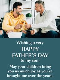 I wish all mamas out there could have a son like you! Happy Father S Day Wishes For Son Birthday Wishes And Messages By Davia