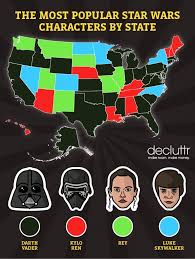 Who Is The Most Popular Star Wars Character In Your State Star Wars Characters Star Wars Fandom Star Wars