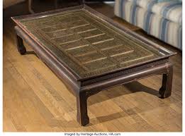 Check out our carved coffee table selection for the very best in unique or custom, handmade pieces from our coffee & end tables shops. A Sino Indian Carved And Partial Gilt Door Mounted As A Low Table Lot 65142 Heritage Auctions