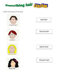 She had had her hair bobbed, and it hung in odd dark folds, very black, over her ears. Describing Hair Activity