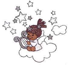 We have several compatible formats: Angels Among Us Embroidery Design By Gunold