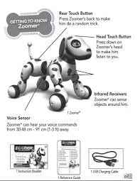 Each zoomer zuppy has their own name, style and personality and just like a real puppy they love to i was sent zoomer zuppy roxy and when i opened my brown shipping package i was happy to. Zoomer Instruction Manual Toyrobotsreview