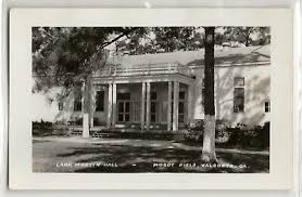 Lark Martin Hall, Moody Air Force Base, Valdosta, Georgia; photo postcard  RPPC Z