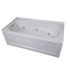 The home depot offers a wide range of tubs for your specific needs. Mirolin Tuscon 2 Acrylic Whirlpool Bathtub Left Hand The Home Depot Canada