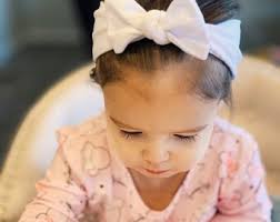 Baby Turban Headbands, Baby Girl Headband, Knot Bow Headband, Baby Bows,  Newborn Headband, Knit Baby Headband, Newborn Girl, Newborn Bows