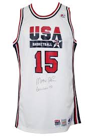 The team subsequently lost three games in the olympics against its opponents, which is the most games ever lost by a us men's olympic basketball team. Lot Detail 1992 Magic Johnson Usa Olympic Basketball Dream Team Game Used Autographed Jersey Full Jsa