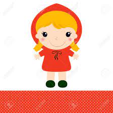Niña Caperucita Roja En Estilo Kawaii Ilustraciones svg, vectoriales, clip  art vectorizado libre de derechos. Image 28075590