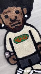 Commissioned Brent Faiyaz rug for @Israel loera! I’m beyond thrilled with  how this turned out! 🤩😁 #shrugz #rugtok #fyp #tuft #rugmaking #tufting  #art #rug #brentfaiyaz #brentfaiyazmusic