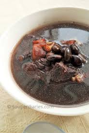 Black Bean Soup From Dried Beans 