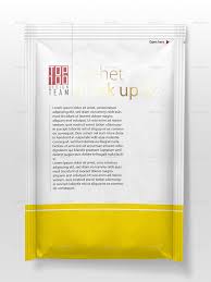 Sachet Package Mockup 02 Package Sachet Mockup Food Packaging Design Sachet Packaging
