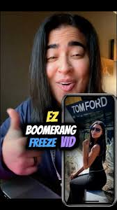 HEY! Here’s an EZ Boomerang Freeze 🥶 video effect tutorial I got for ya