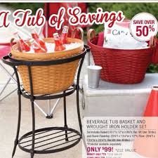 This Hard Working Basket You Will Love It Holds Towels Drinks Toys Books At 99 You Save Over 50 On This Set To Get Your Con Beverage Tub Iron Holder Basket