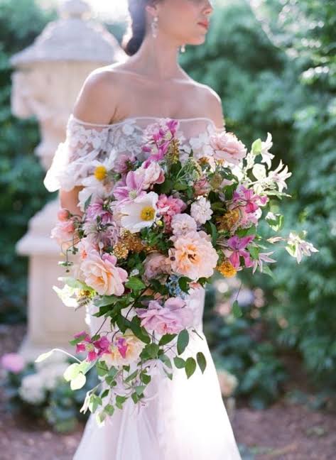 20 Cascading Wedding Bouquet Ideas