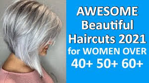Hairstyles for women over 50 2021. Newest Haircuts For Ladies 2021 Over 50 60 70 Years Youtube