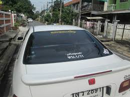 sticker ทรงพระเจร ญ thai only honda civic suv car civic