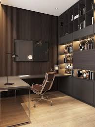 Home Decor Inspiration Ideas Dark Walls Warm Lighting Mirrors Candles Woods Soft Lines In 2020 Home Office Setup Home Office Design Small Home Offices