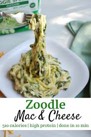 Zoodle Mac And Cheese Low Calorie Done In 10 Minutes Recipe Zoodle Recipes Recipes Food