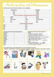 Adverbs Of Manner Worksheet Free Esl Printable Worksheets Made By Teachers Adverbs Adverbial Phrases Teaching English