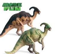 OEM ODM PVC Plastic Dinosaur Toys Realistic Parasaur Eco-friendly Dinosaur  Figure Squat Parasaurolophus Toys