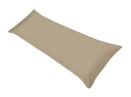 Camel Microsuede Full Length Body Pillow Cover