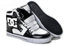 Black And Gold Dc High Tops Womens Dc High Tops Shoes White Black White Jpg 750 500 Pixels Dc Shoes Shoes Expensive Shoes