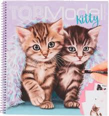 Depesche 11133 Colouring Book Create Your Kitty Top Model Approx. 22 x 20 x  1.5 cm : Amazon.co.uk: Toys & Games