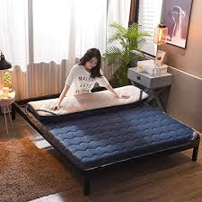 Velvet Wave Quilted Mattress Topper Pad Thick Folding Floor Tatami Sleeping Mat Traditional Japanese Soft Floor Mat F In 2020 Soft Flooring Soft Floor Mat Sleeping Mat