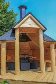 Build the rim rafters for the shelter, using 2×4 lumber. 15 Homemade Grill Gazebo Plans You Can Build Easily