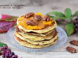 Pancakes A La Pomme Et Farine De Lupin Recette Par Dans La Cuisine De Gin
