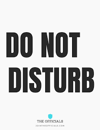 Do you like this do not disturb door hanger coloring page? Printable Do Not Disturb Signs The Officials