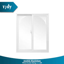 Pintu aluminium kusen 4″ merek ykk 4.600.000. Jendela Aluminium Sliding Tidy W1 Putih 100cm X 120cm Shopee Indonesia