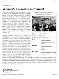 Check spelling or type a new query. Women S Liberation Movement Wikipedia