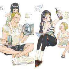 Zorobin S Family Zoro And Robin Zoro Cute