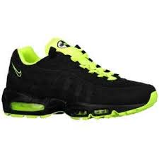 Air Max 95 Black White Volt Color Nike Air Max 95 Nike Air Max Nike Neon
