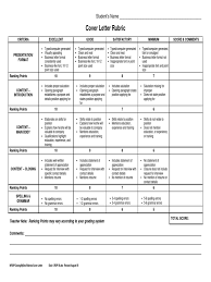 No one likes writing them, and recruiters just skim them. Cover Letter Rubric Pdf Rubric Academic Written Communication
